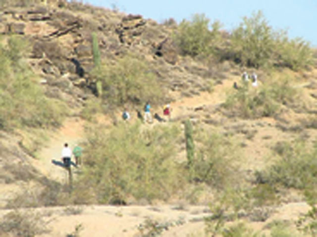 Fall hiking at South Mountain